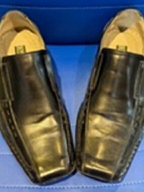 Stacy Adams Mens Loafer Slip-On Dress Shoes Black Sz: 5M